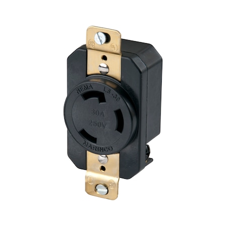 Marinco 306R Marinco 30A 250V Receptacle, Locking 306R
